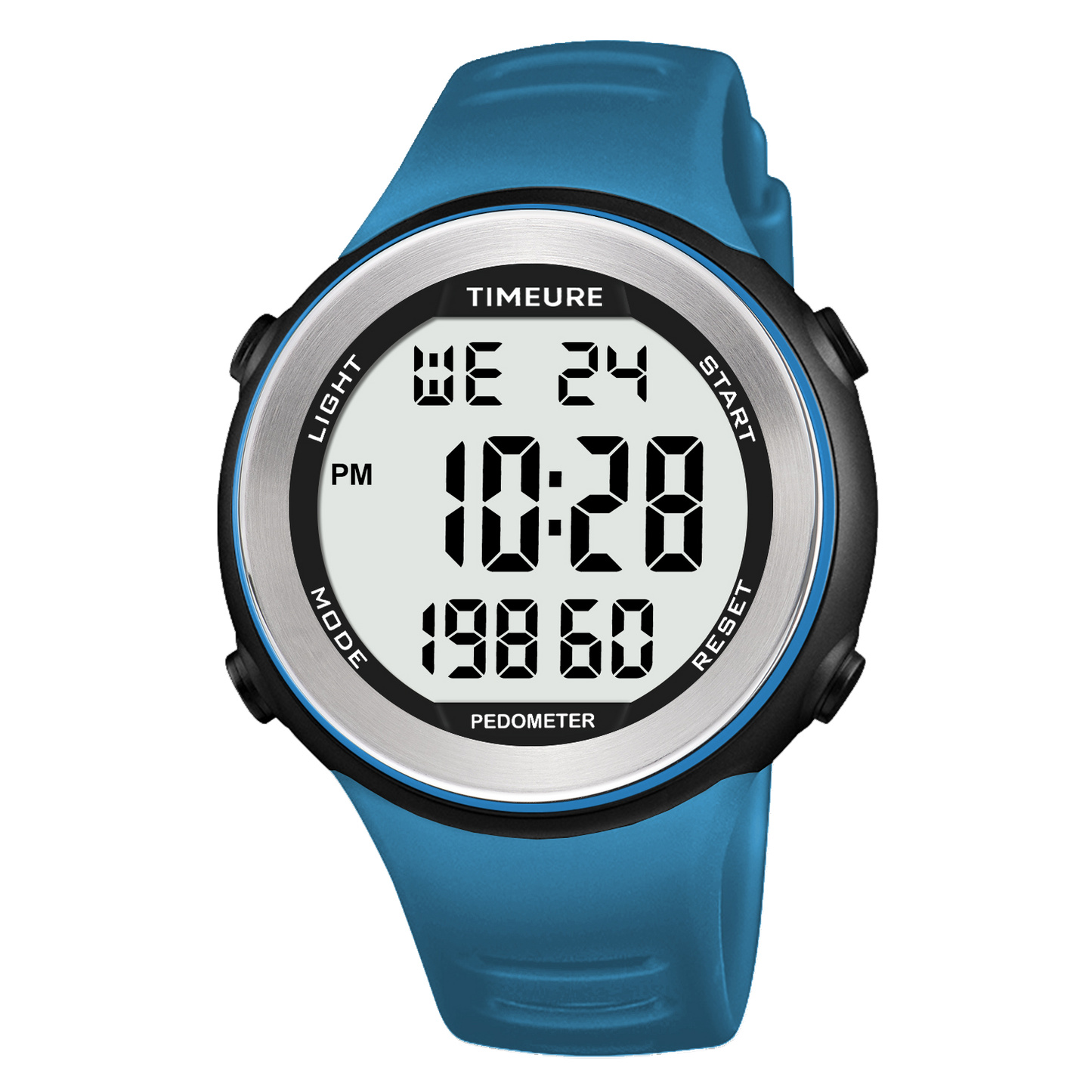 TIMEURE Waterproof Pedometer Watch 2308